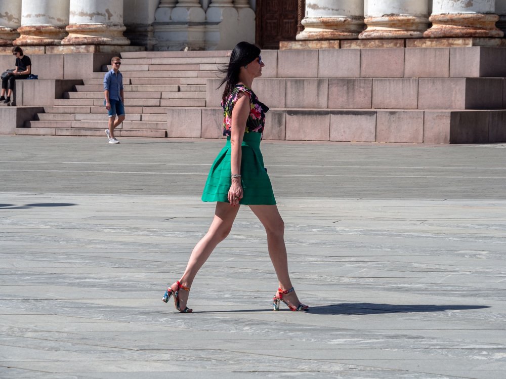 Девушка в зеленом