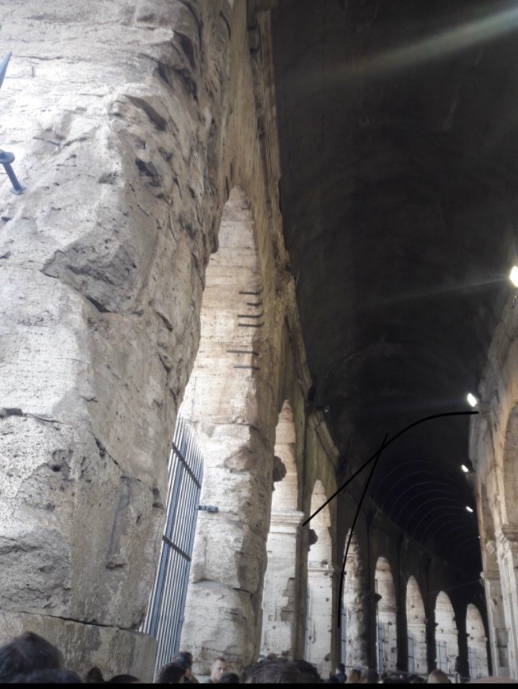 Sequence of arches in the Colosseum