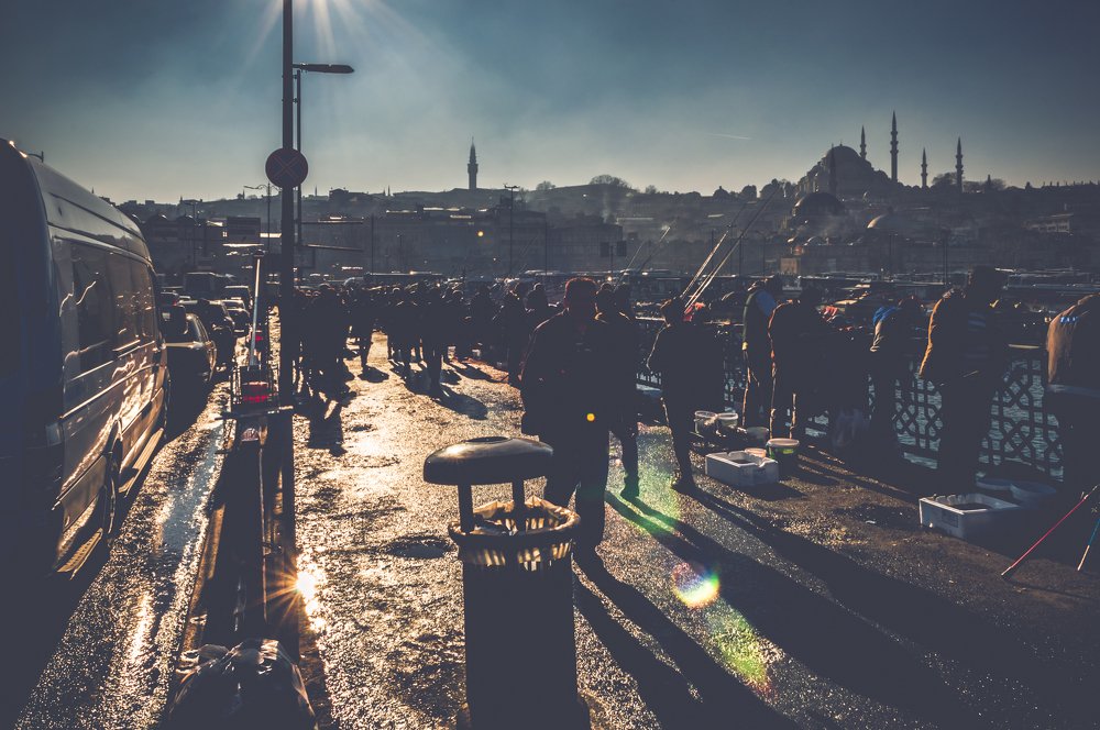 People in the street