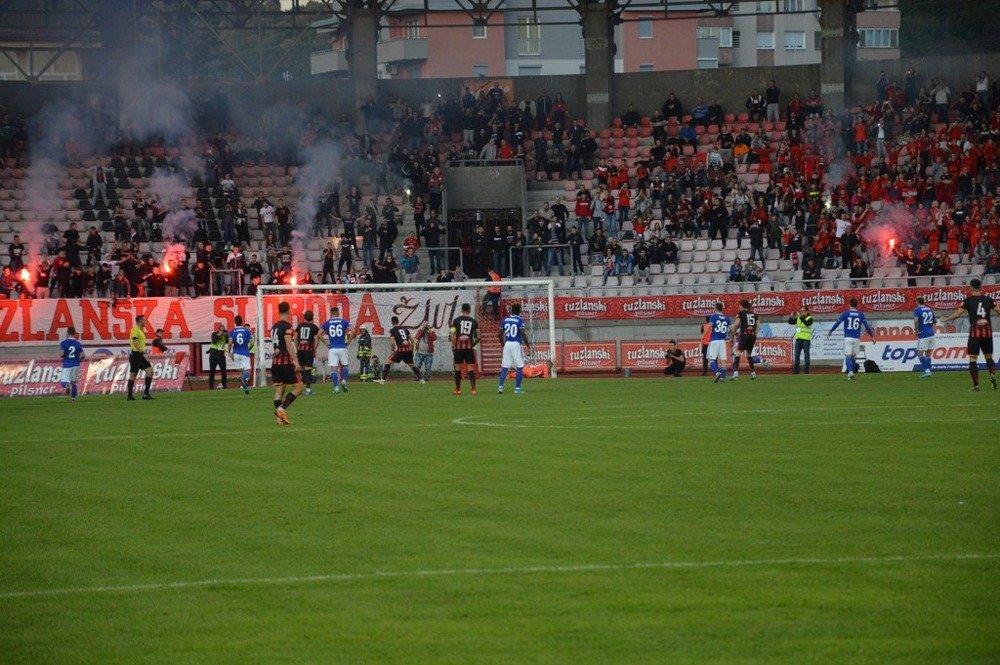 fk sloboda  of Tuzla celebrated the 100th anniversary of the FK Sloboda  club tuzla