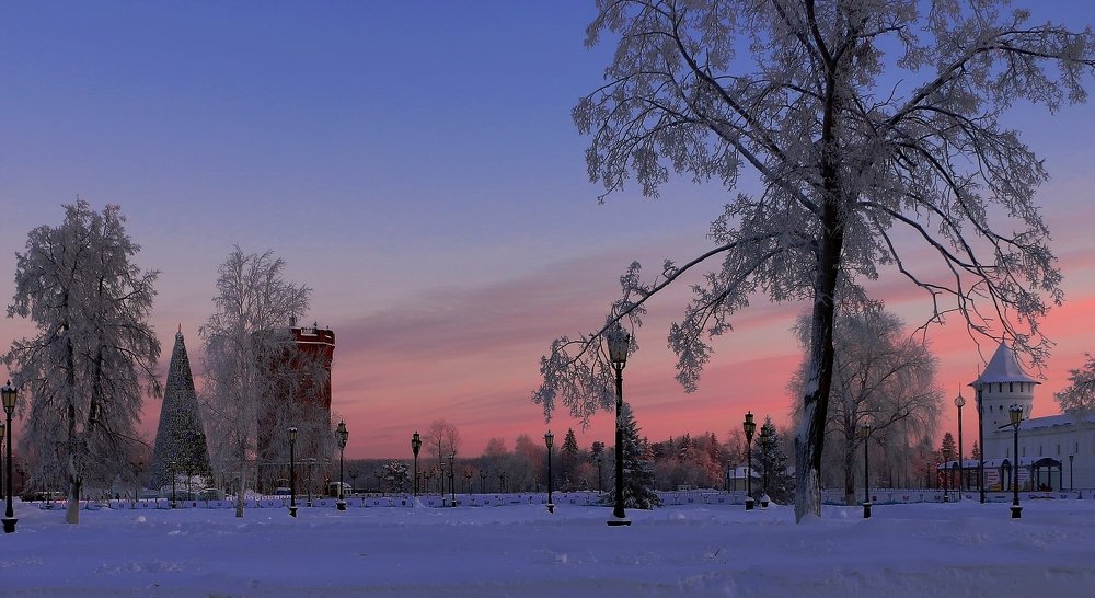 У стен Тобольского кремля