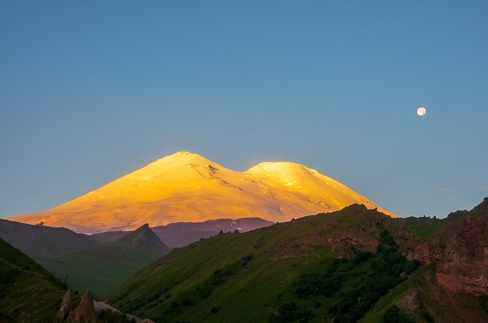 Утро у Эльбруса