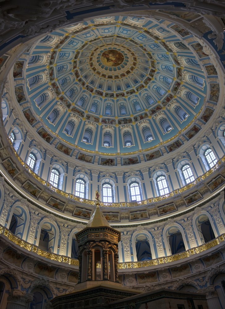 Купол ротонды Воскресенского собора Новоиерусалимского монастыря.