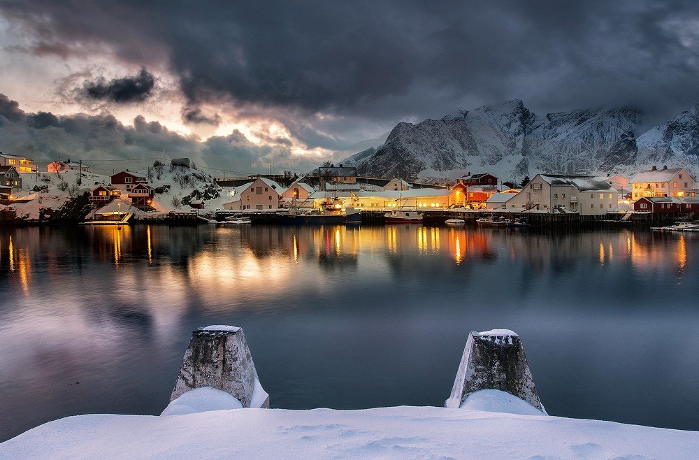 Lofoten. Evening