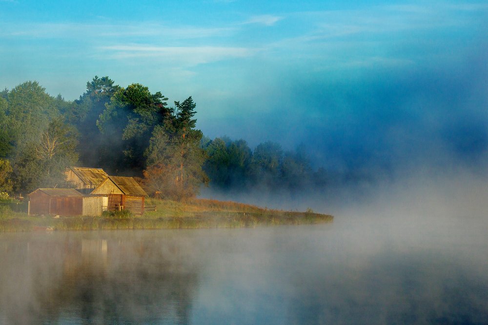 Туман над р. Лужей