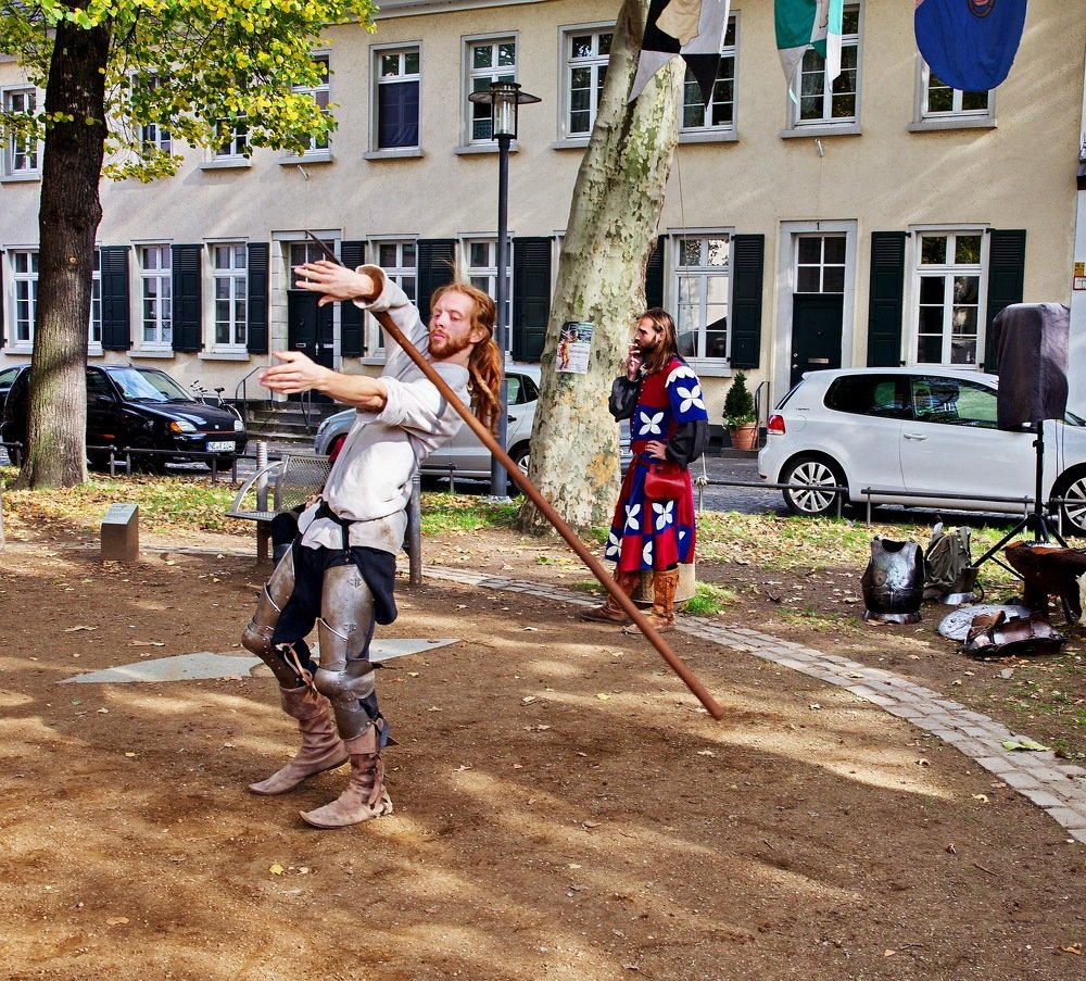 Треннинг с копьём