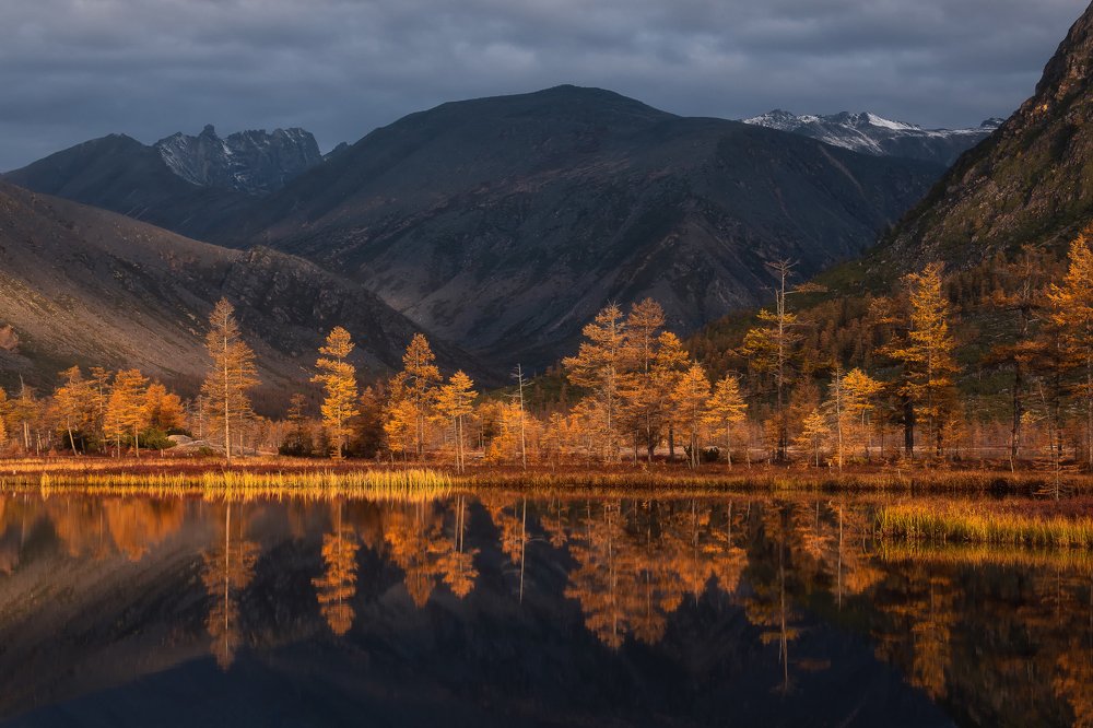 Autumn at the lake of Jack London