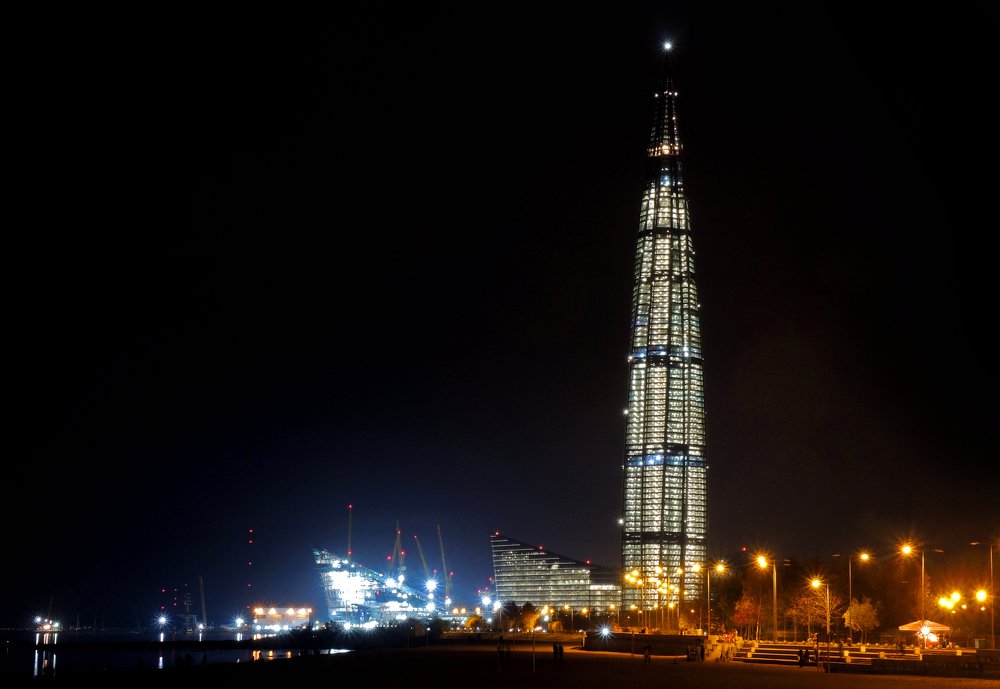 Небоскреб Лахта-центр. Санкт-Петербург.