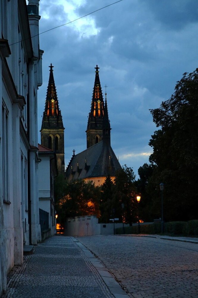 Ночная Прага