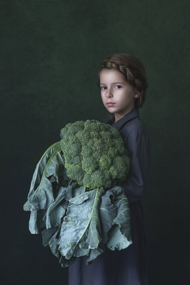 Broccoli girl