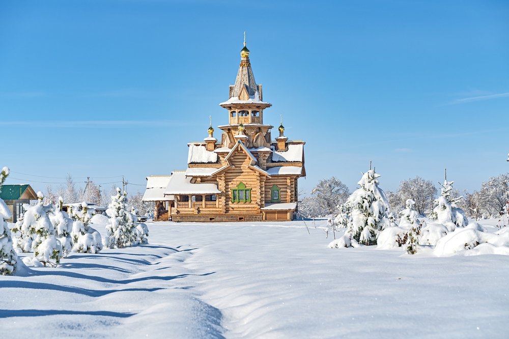 Первый снег на Алтае.