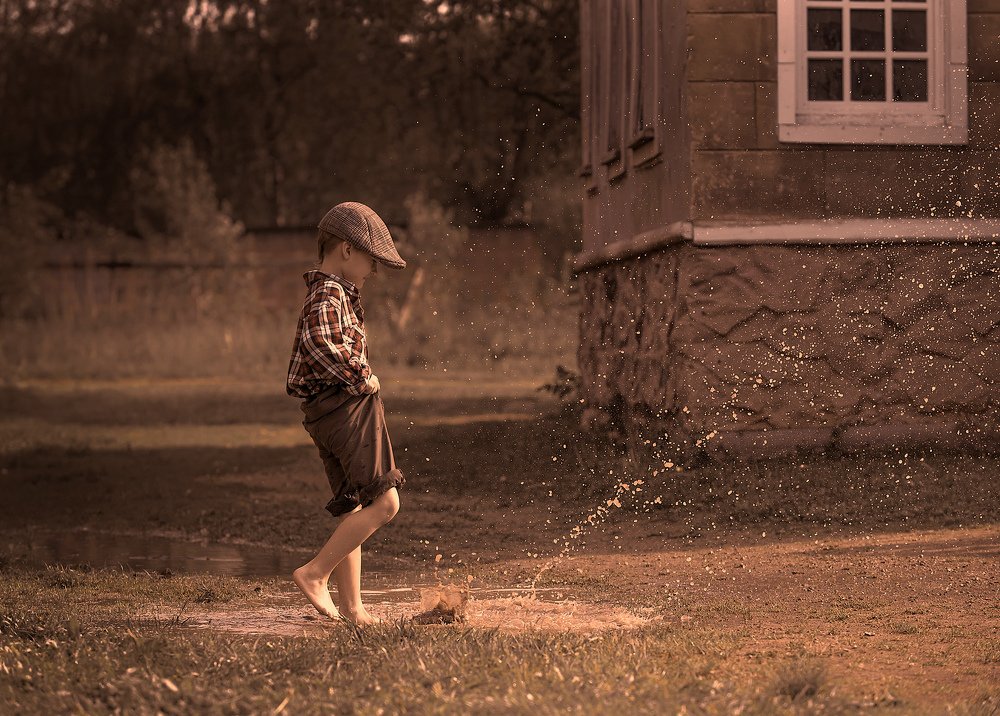 После дождичка