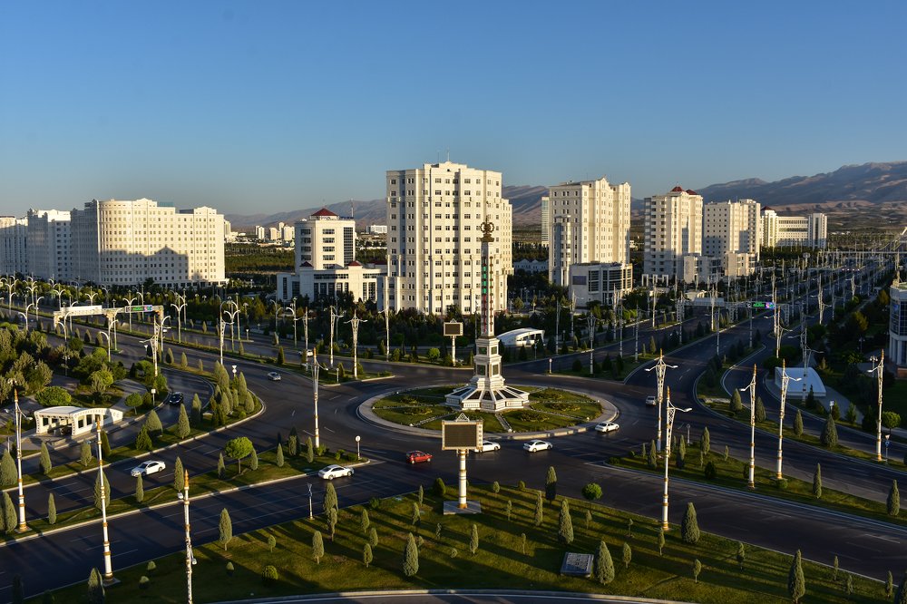 Район "Градусник" в Ашхабаде.