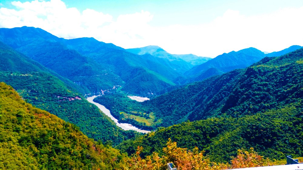 The Green Mountain in Great Himalayan Ranges.