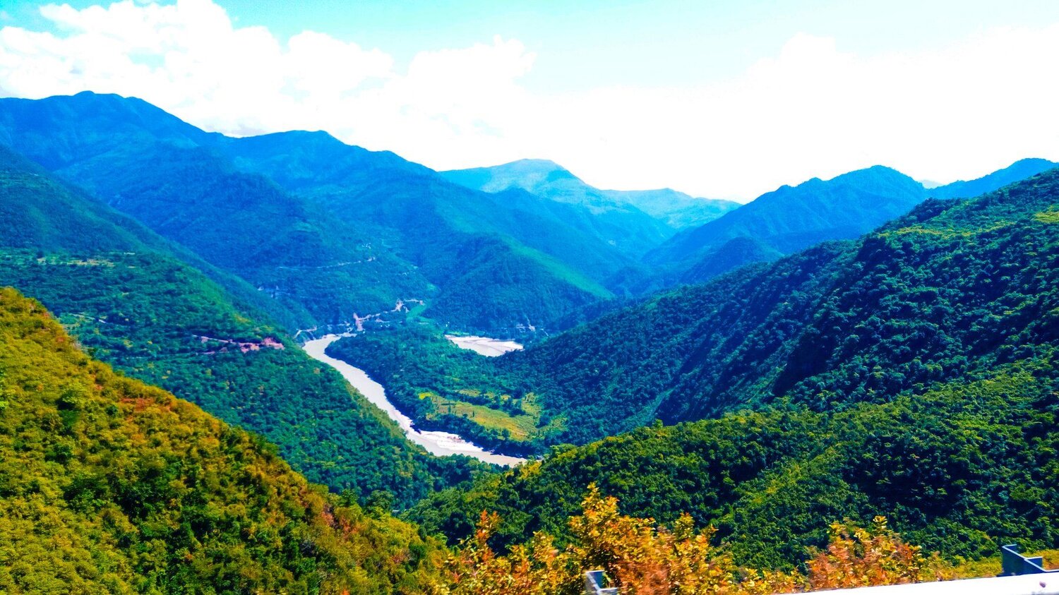 The Green Mountain in Great Himalayan Ranges.