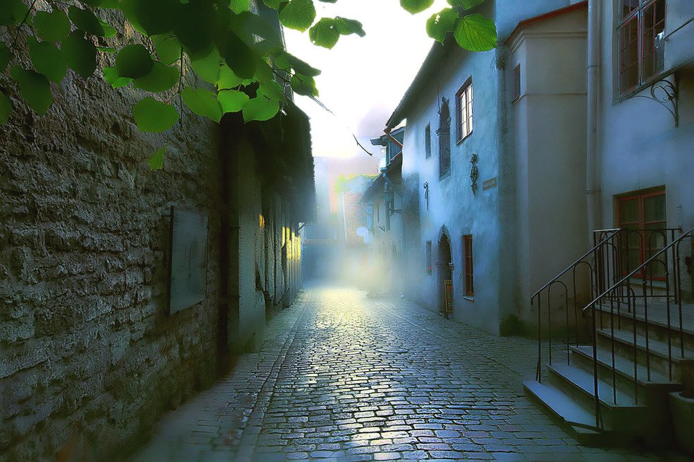 На улицах Таллина.