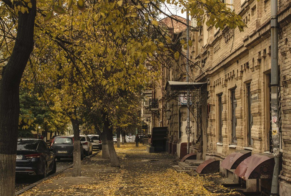 Осень на улице Ленина