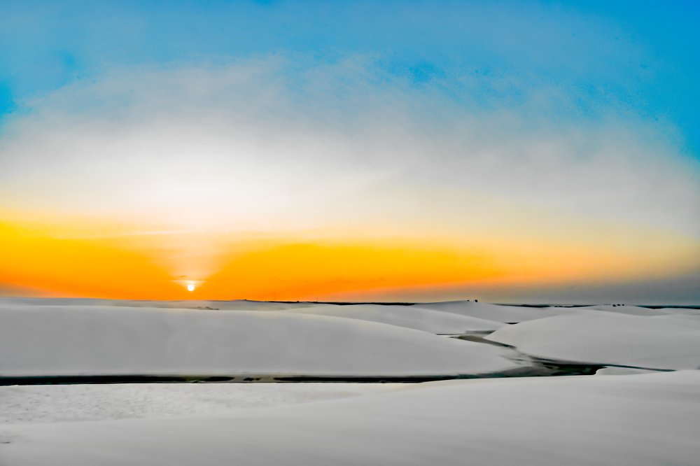 Sunset @ Lençois Maranhenses National Park