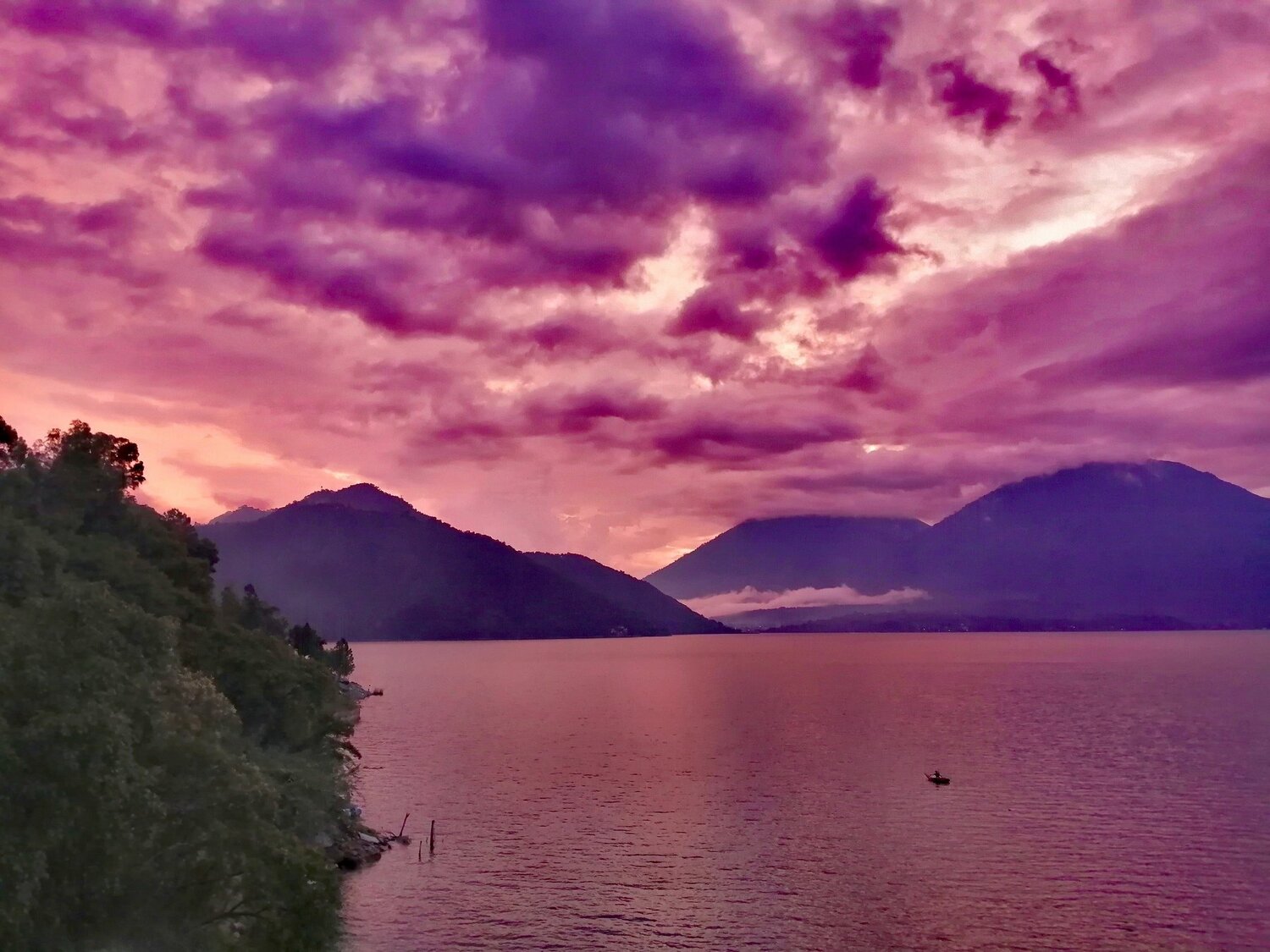 Atardecer Lago De Atitlán