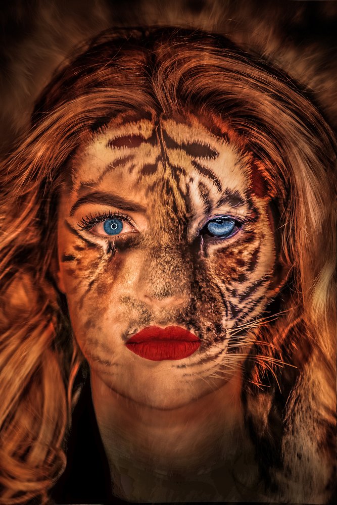 Woman tiger
