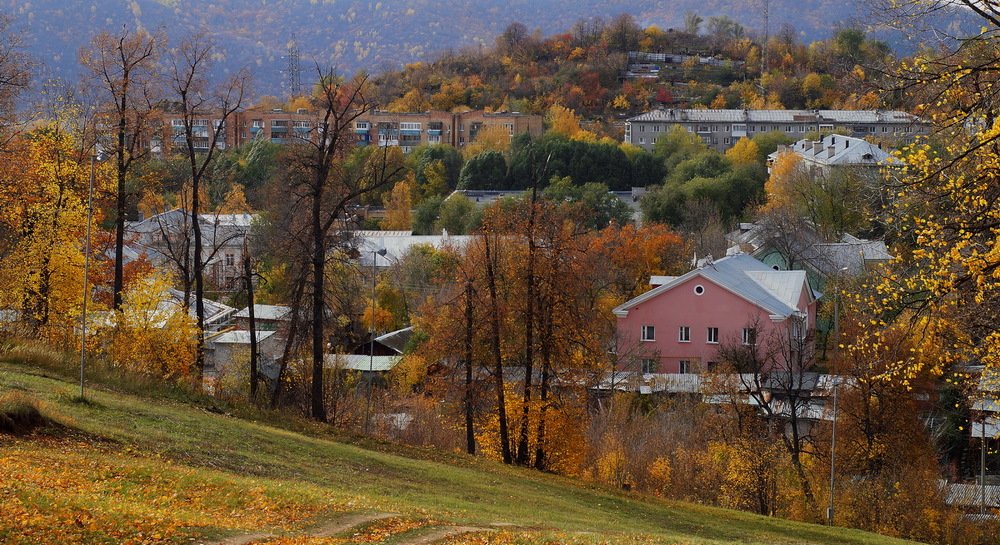 осеньв городе