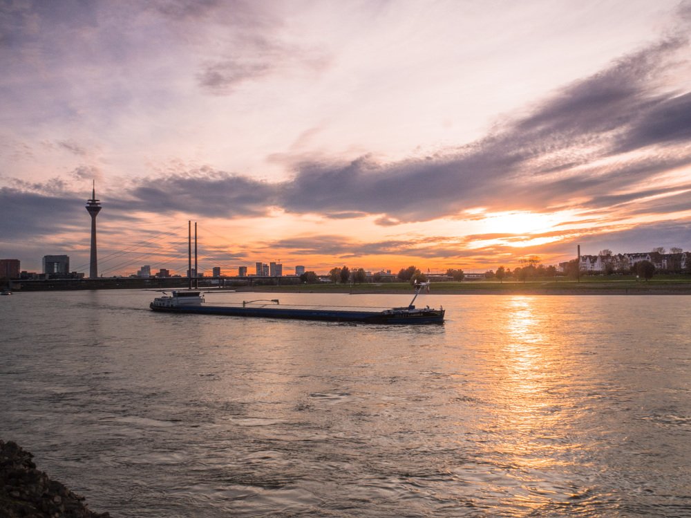 Вечерний Дюссельдорф