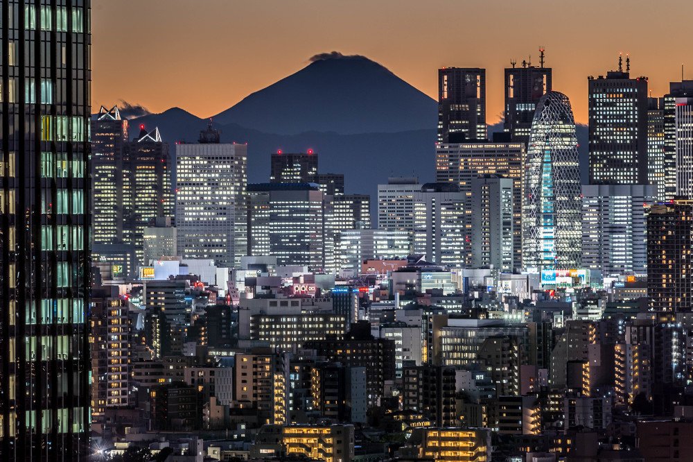 Mt Fuji watching over Tokyo