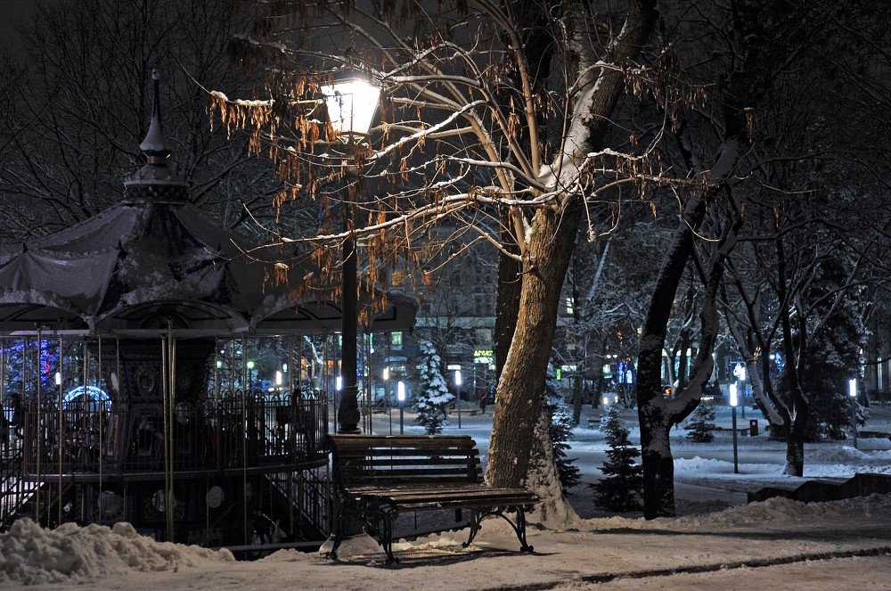 Зимний вечер.