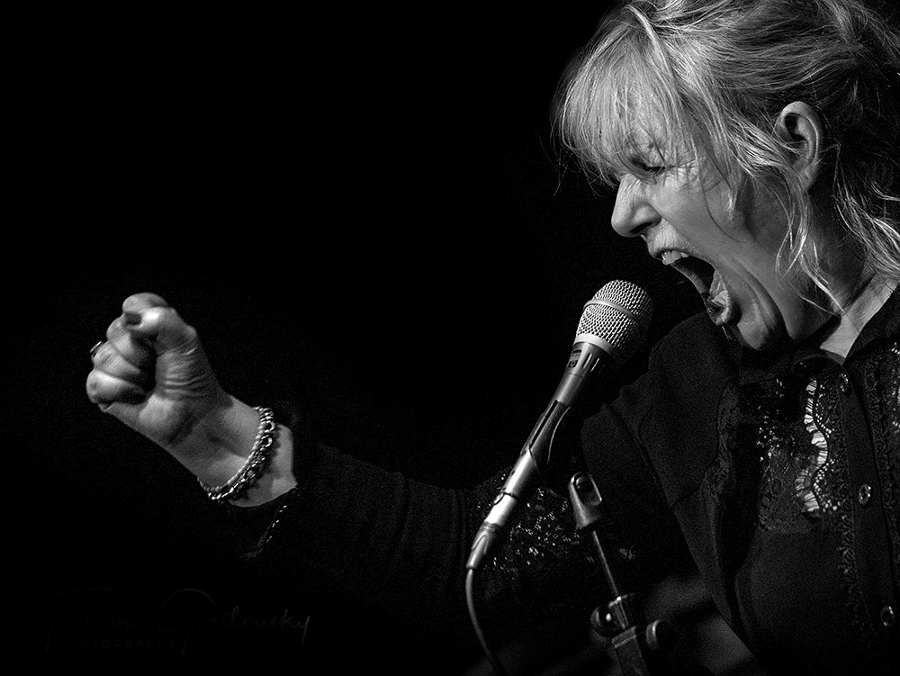 Connie Lush on her gig.