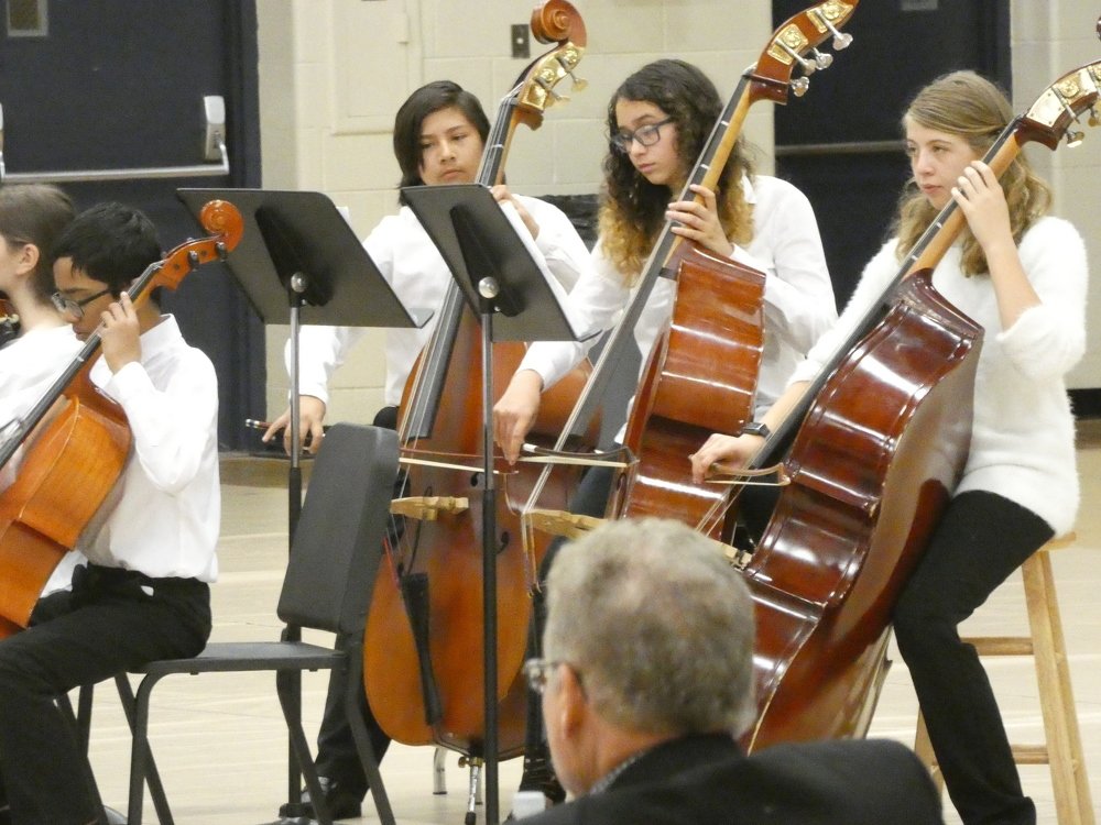 Школьный концерт.