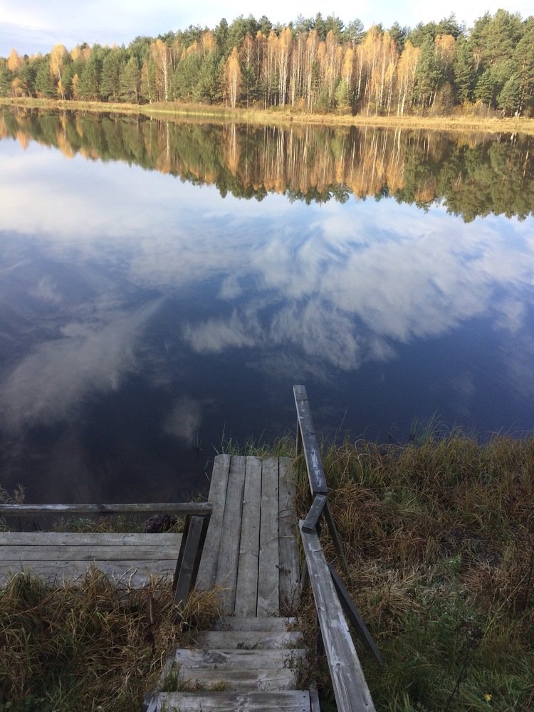 Облака на воде