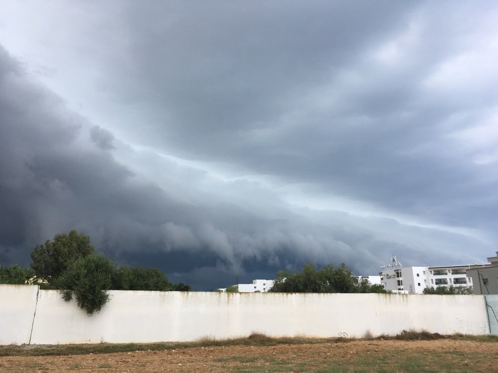 Приближение урагана