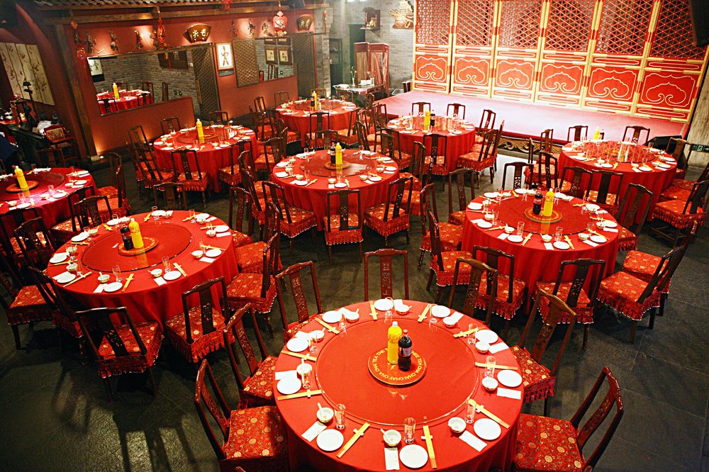 chinese red table