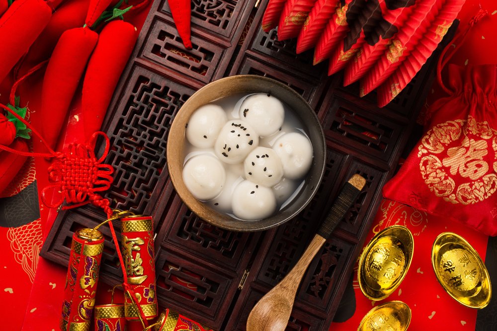 delicious tangyuan a traditional in chinese