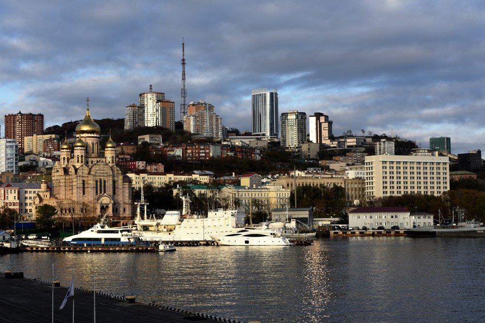 Облачная погода .