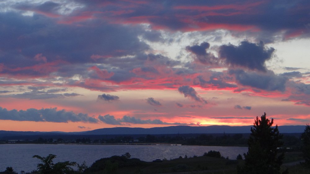 Закат на Иртяше