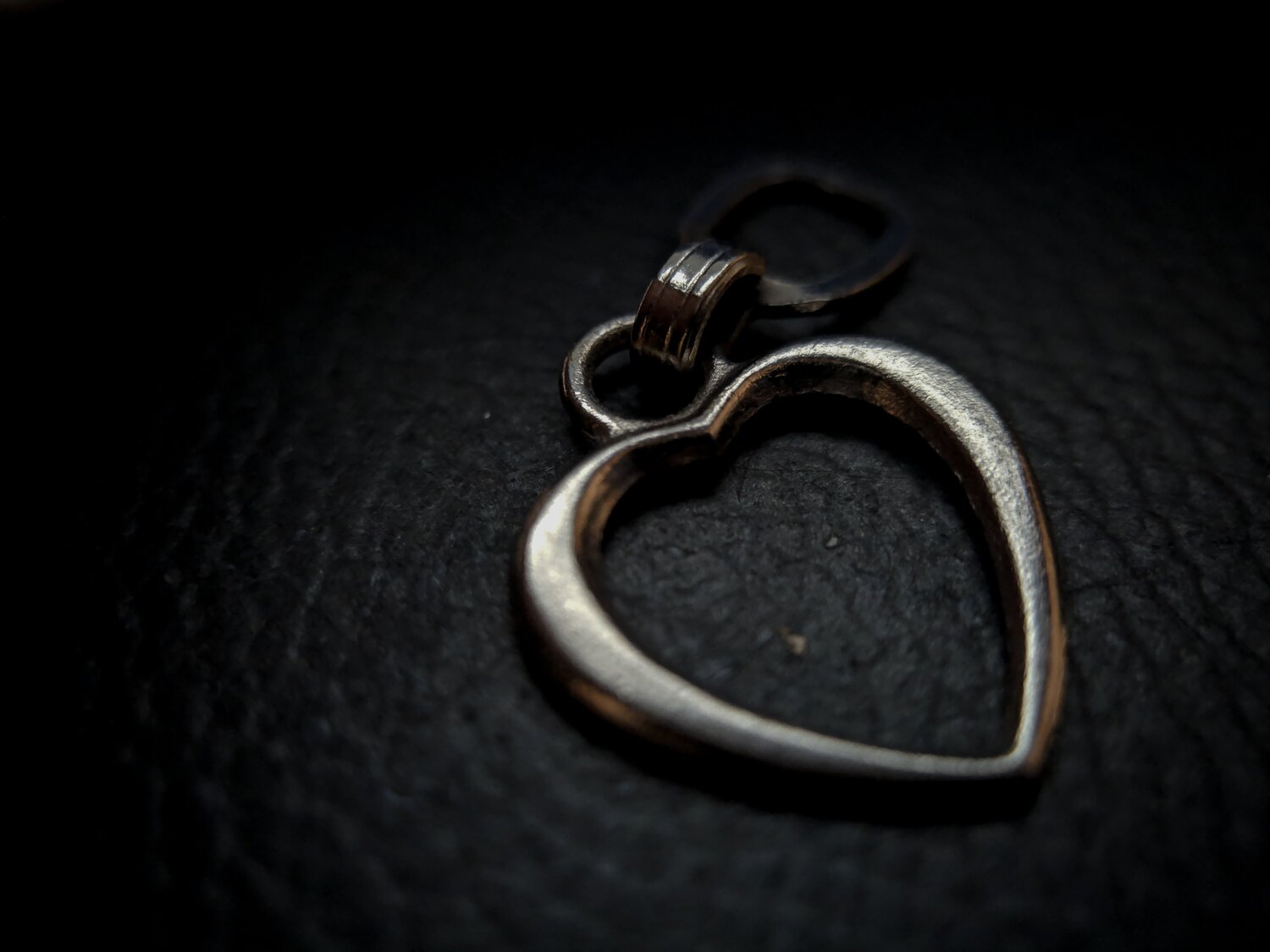 Silver heart pendant