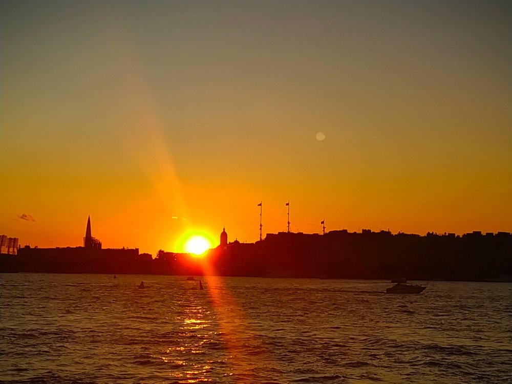 Evening scenery of St.Petersburg