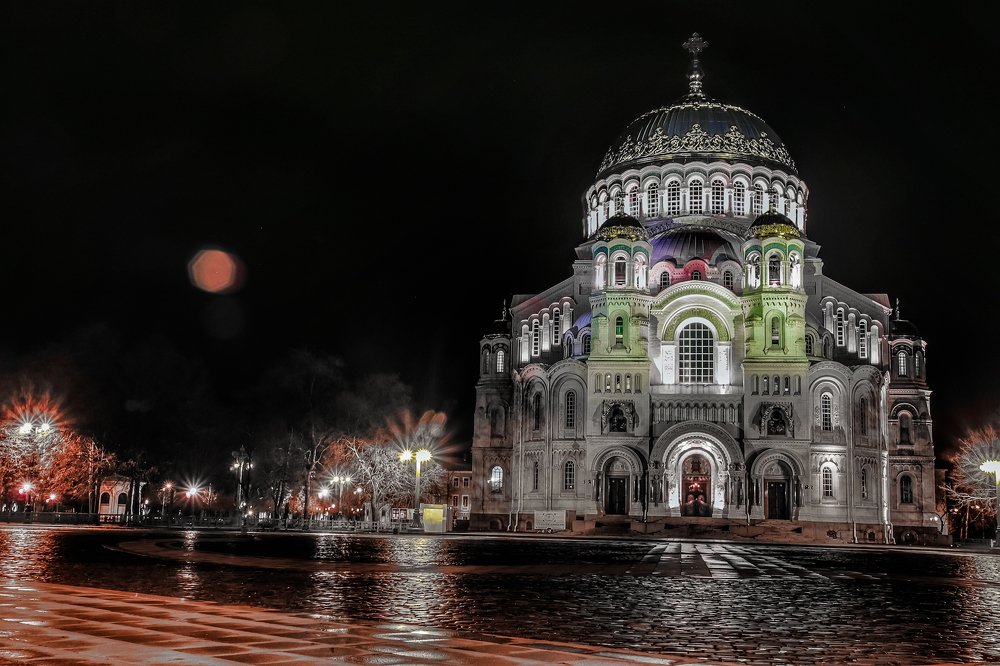 Ночной Кронштадт