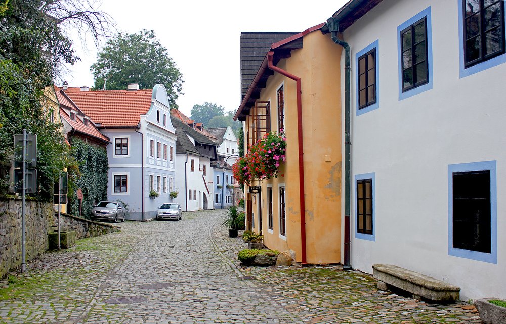 Улочка Чешского Крумлова.