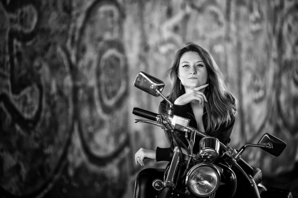 Портрет на байке