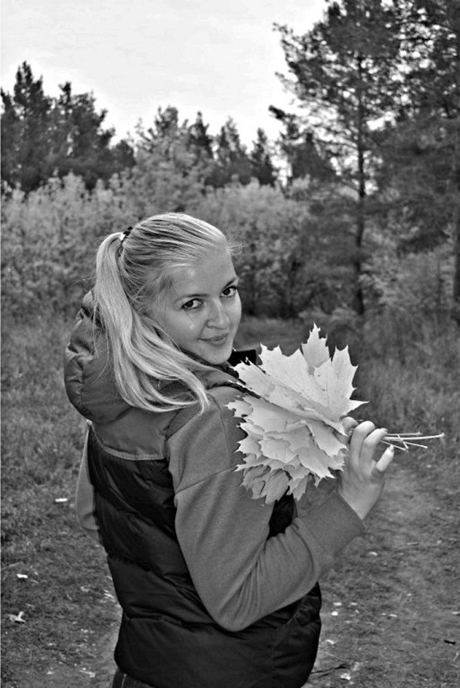 Девушка-осень.