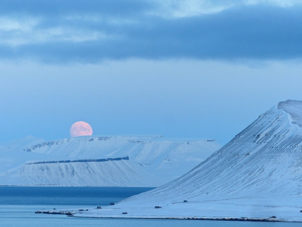 Svalbard moon.