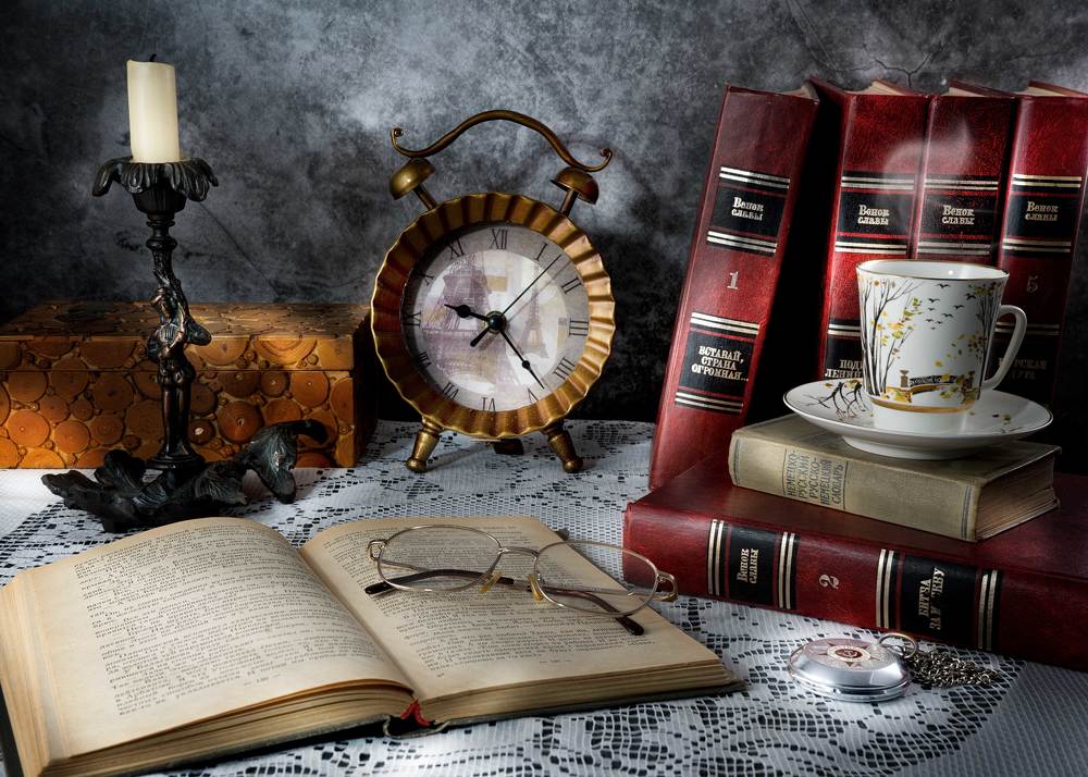Книжный натюрморт