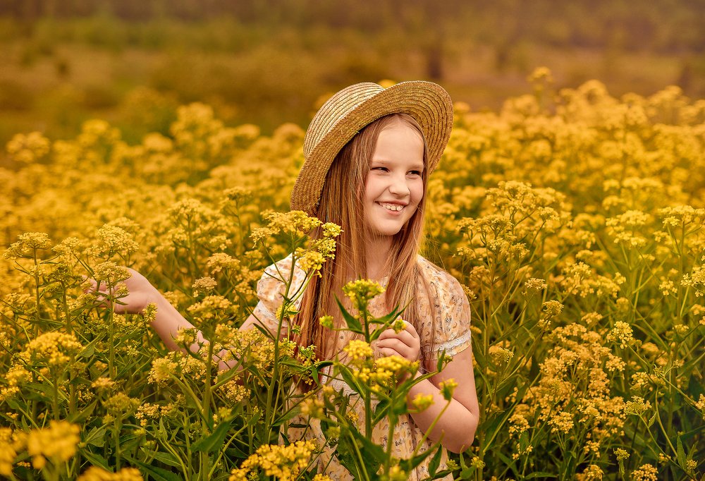 Цветение сурепки