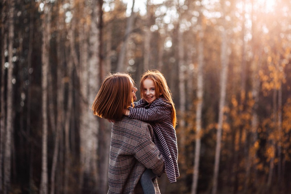 Две лисички