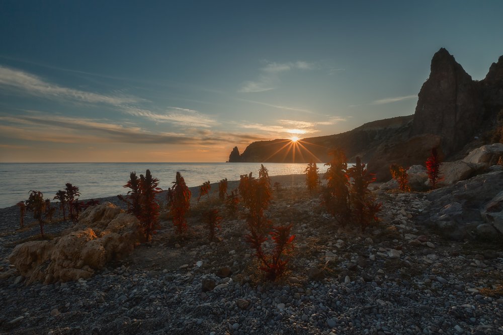 Осенний пляж Фиолента...