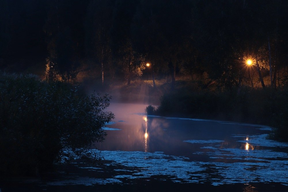 Cold autumn evening