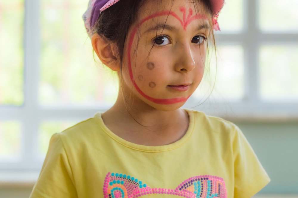 Portrait of a sweet little girl