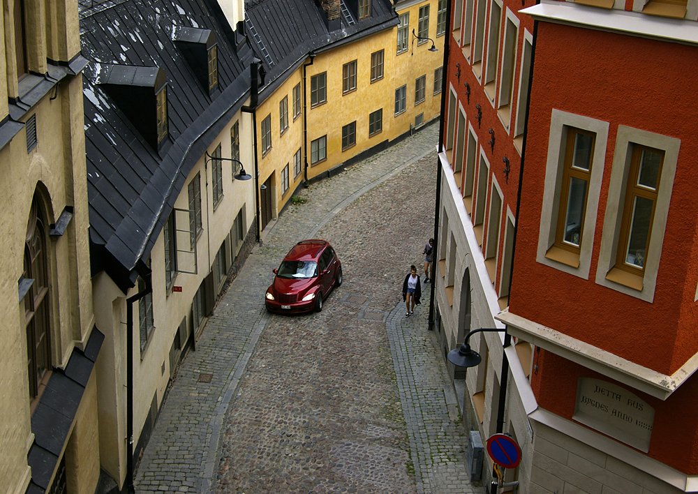 Красная машинка